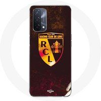 Maniacase Oppo A93 5G rcl lens oranje zwarte achtergrond