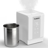 Humidificateur chambre humidificateur salon - 4 litres - Inox - Vapeur chaude - Pour espaces jusqu'à 50 m²
