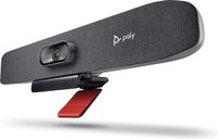 Poly Studio R30 - 4K (Plantronics) videoconferentiesysteem - Bar met camera, microfoon en luidspreker voor kleine ruimtes - tracking van de spreker, NoiseBlockAI, framing van sprekers