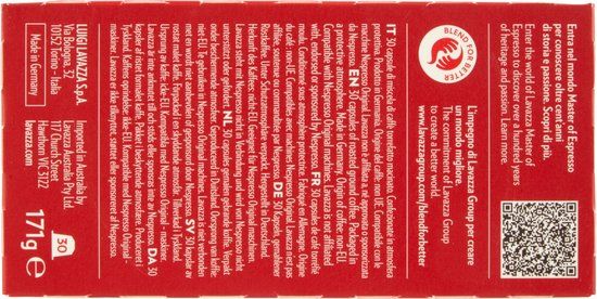 Lavazza Qualità Rossa Koffiecapsules Medium roast 30 stuk(s)