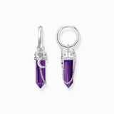 Thomas Sabo Ohrringe - CR722-643-13 - Damen - 925er Silber - Violett
