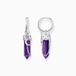 Thomas Sabo Ohrringe - CR722-643-13 - Damen - 925er Silber - Violett