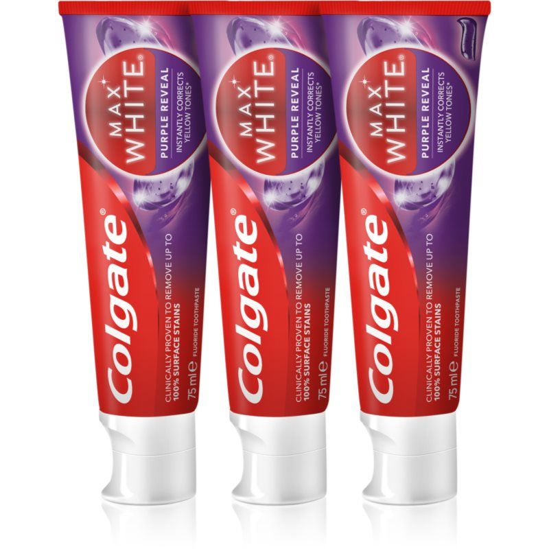 Colgate ELMEX Max White Purple Trio Toothpaste - Zubní Pasta 75ml