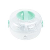 TrueLife Microwave Sterilizer - Green/White - 5 Bottles - 2 Min Sterilization