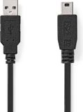 Nedis Câble USB - USB 2.0 vers Mini-USB - 5 mètre - Noir