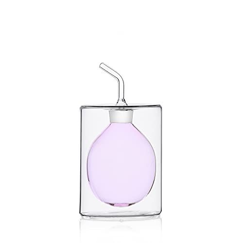 Ichendorf Milano Oliepot - Cilinder - Roze - 150 ml - Dubbelwandig