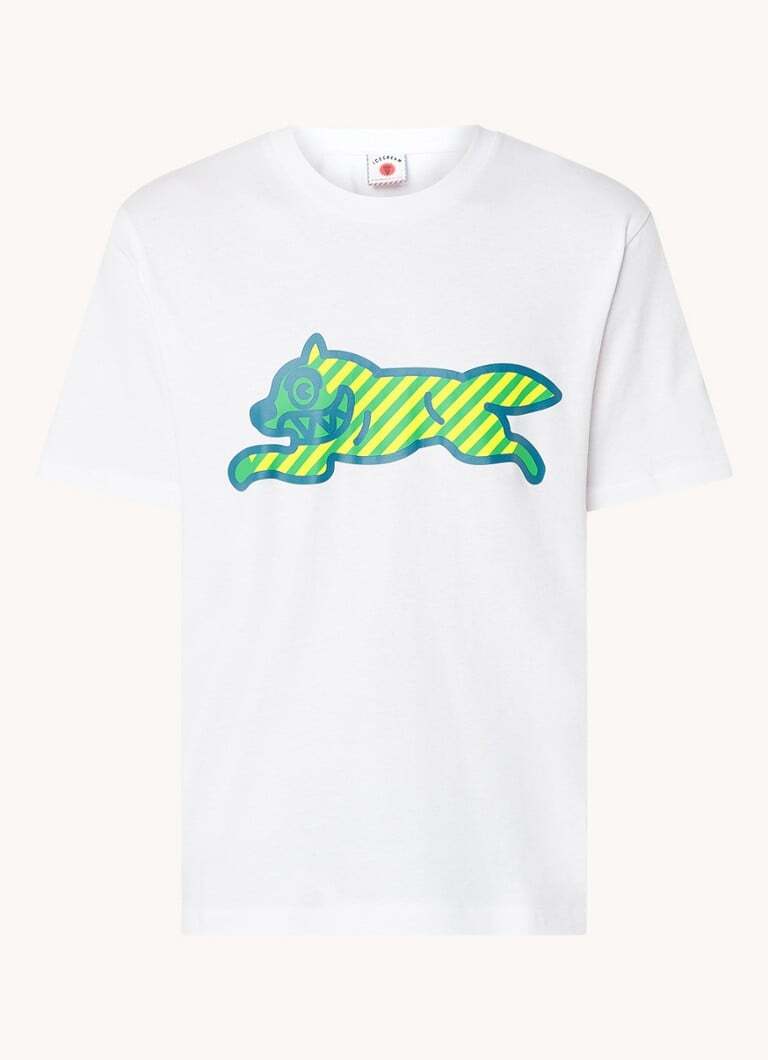 ICECREAM ICECREAM Running dog T-shirt met print