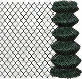 vidaXL Gaashek 0,8x15 m staal groen