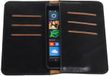Best Cases Zwart Pull-up Medium Pu portemonnee wallet voor Microsoft - 8718883796355