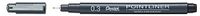 Pentel Pointliner 0.03mm Zwart - Pack van 12