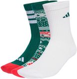 Adidas Gfx Crewsokken 3 Eenheden Groen,Wit EU 37-39