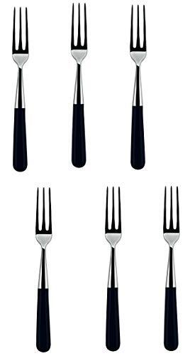 Alessi 40 Range Tafelvork 4 Prongs, Set van 6 Stuks