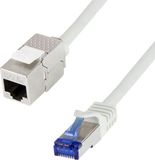 LogiLink CC5112S RJ45 Netwerkkabel, patchkabel CAT 6A S/FTP 20 m Grijs Snagless 1 stuk(s)