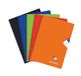Clairefontaine 304154C - Schrift met Spiraalbinding Mimesys - A4 21x29,7cm - 160 Pagina's Geruit 4x4 mm - Wit Papier 90 g - Omslag Soepel Karton - Willekeurig Fel Kleur