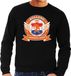 Bellatio Decorations Shoppartners Bv Zwarte Holland drinking team sweater / sweater oranje accenten heren - Nederland supporter kleding L