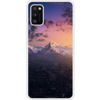 Urban Mountains Beschermende siliconen case compatibel met Galaxy A41