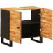 Maison Exclusive - Meuble sous-lavabo exclusif - Bois massif de manguier, finition naturelle, dimensions : 62 x 33 x 58 cm