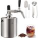 VEVOR Machine à café Acier inoxydable 2L Café Cold Brew Niro Machine à café Cold Brew Machine à café Filtre