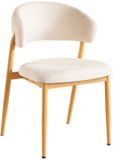 Lizzely Garden & Living Set Deal 4 Eetkamerstoelen Fabian Beige Lichtbruin