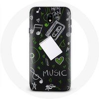 Maniacase Hoesje voor Samsung Galaxy J5 2017 Muziek dreg