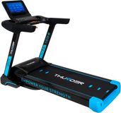 THUNDER tapis de course - Pliable - 22 km/h - 15 niveaux d'inclinaison - 15,6" TFT - Noir