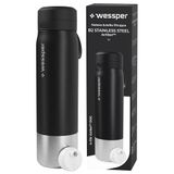 Wessper Waterfilterfles van Roestvrij Staal 1l - Zwart