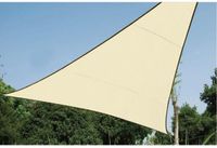 siston Panda siston SCHADUWDOEK - WATERDOORLATEND ZONNEZEIL - DRIEHOEK 5 x 5 x 5m kleur: beige