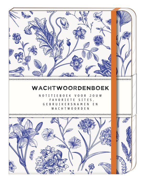 Interstat Wachtwoordenboek 10x15cm Dutch Blue