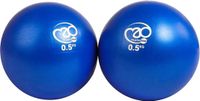 Fitness-Mad MADFitness - Gewichtballen - 2 x 0,5 Kg - PVC - Diameter 12 cm - Blauw