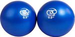 Fitness-Mad MADFitness - Gewichtballen - 2 x 0,5 Kg - PVC - Diameter 12 cm - Blauw