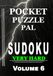 Sudoku Puzzle Book for Adults Pocket Size: Pocket Puzzle Pal, Volume 6, Very Hard, Puzzles with Solutions, Large 9x9 Puzzle Grids, Adults, Seniors, Teens, Math Games, Mental Stimulation