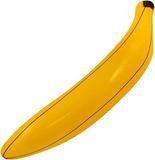 Merkloos Opblaas banaan 162 cm Meerdere kleuren