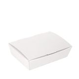 60 Thepack 60 stuks - dozen "Lunch Box" deksel 'Thepack' 230 g/m2, 21 x 18 x 5,5 cm, wit, golfkarton, nano-micro