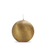 Kaarsen Ball Handwerk Metallic, Kleur Goud, Diameter 10 cm