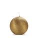 Kaarsen Ball Handwerk Metallic, Kleur Goud, Diameter 10 cm