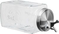 Distributeur de boissons/eau/limonade - 3,8L - verre - 32,5 x 15 cm