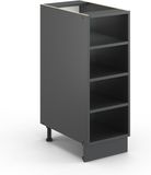 Vicco Fame-Line Keukenrek – 30 cm Zonder werkblad Antraciet
