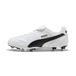 PUMA Koning LIGA FG/AG Voetbalschoenen Unisex, Puma White Puma Zwart, 41 EU
