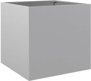 vidaXL Plantenbak 49x47x46 cm gegalvaniseerd staal zilverkleurig