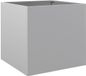 vidaXL Plantenbak 49x47x46 cm gegalvaniseerd staal zilverkleurig