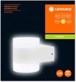LEDVANCE ENDURA STYLE UpDown Puck Buitengebruik muurverlichting Niet-verwisselbare lamp(en) LED 12,5 W Wit Aluminium, Polymethyl-methacrylaat (PMMA) IP44