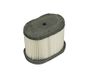 Ratioparts Ovaluftfilter 100 x 63 x 76,4 mm voor Briggs & Stratton grasmaaier luchtfilter ovaal, Wit Blauw
