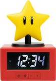 Paladone Super Mario Super Star wekker met nachtlamp – digitale alarmklok 15 cm – Paladone