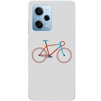 1001 coques Xiaomi Bedrukt siliconen hoesje compatibel met Xiaomi Redmi Note 12 Pro 5G, Xiaomi Poco X5 Pro Bike color hipster
