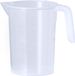 Makito Western Europe mesureur/bol mélangeur - plastique - transparent - 500 ml - bec verseur - poignée