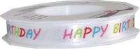 Pattberg Happy Birthday satijnen lint 20mx15mm