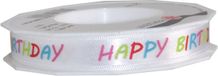 Pattberg Happy Birthday satijnen lint 20mx15mm