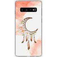1001 coques Samsung Galaxy S10 dreamcatcher lune bedrukt siliconen hoesje