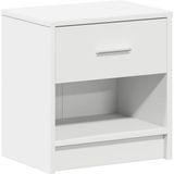vidaXL Nachtkastje met lade 39x28x41 cm wit