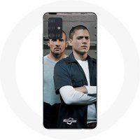 Maniacase Etui voor Samsung Galaxy A51 5G Prison Break Michael Scofield en Lincoln Burrows